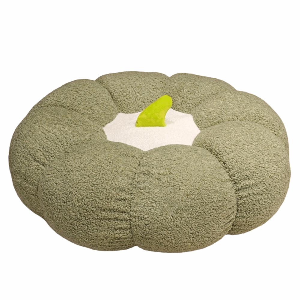 Cute Pumpkin Cushion Futon Pumpkin Shaped Flurry Soft Pumpkin Pillow Multi Purpose Home Decor Lazy Person Tool Living Room