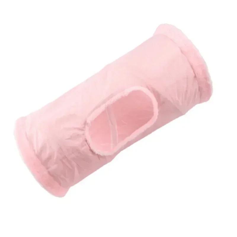 For Collapsible Cat Tunnel Suede Fabric Puppy Rabbit Play Chase Hide Tunnel Tube Indoor For Game Exercising Hiding Training Pet