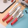 Zhi Shi 14-inch Red Commercial Buffet Food Tongs (3-Pack)