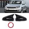 Rearview Side Cover Wing Caps 5K0857537 5K0857538 for Golf Mk6 Hatchback Convertible Door Wing Caps