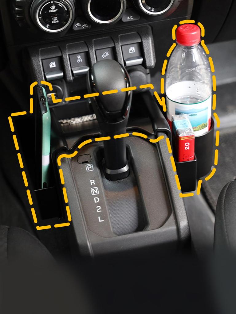 Center Console Storage Box for the New Suzuki Jimny Jimny Sierra and Nomad JC74 Automatic Includes a Drink Additional Cup Accessory Card Storage and
