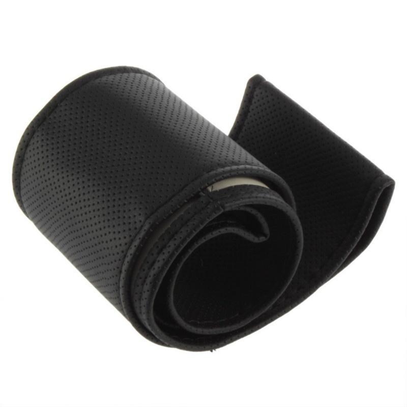 Auto Lenkradbezug Geflochten auf dem Lenkrad Mikrofaser Rutschfester Bezug