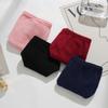 Solid Color Cotton Panties For Women Sexy Briefs Breathable Underwear Plus Size L-2XL