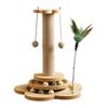 Cats Scratcher Toy Sisal Rope Post Cats Scratcher Protect Your Furniture Gift Grinding Toy for Indoor Play