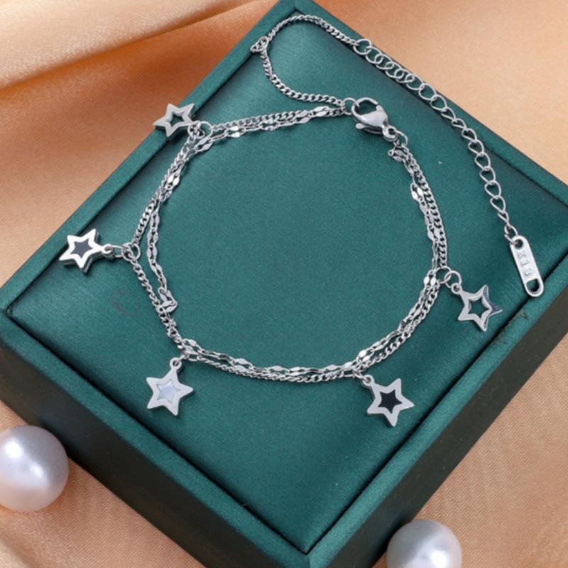 Koreanisches Dongdaemun Titanstahl Damenmode Armband - Edelstahl, High-End, Grenzüberschreitendes Design.