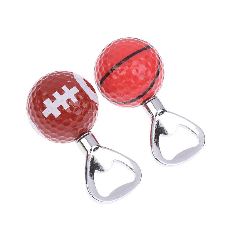 Rustfritt Stål Fotball Baseball Flaskeåpner Morsom Ølflaskeåpner, Nyhetsgave