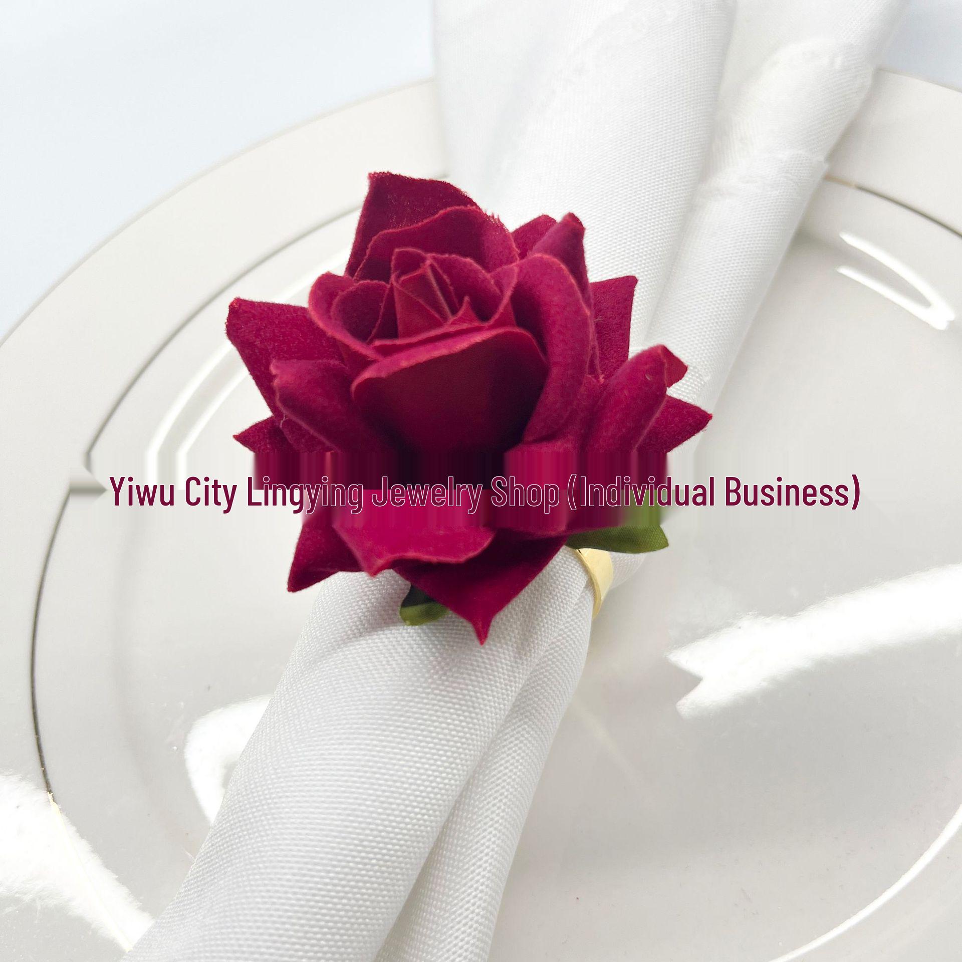 

Valentine s Day Red Rose Napkin Ring