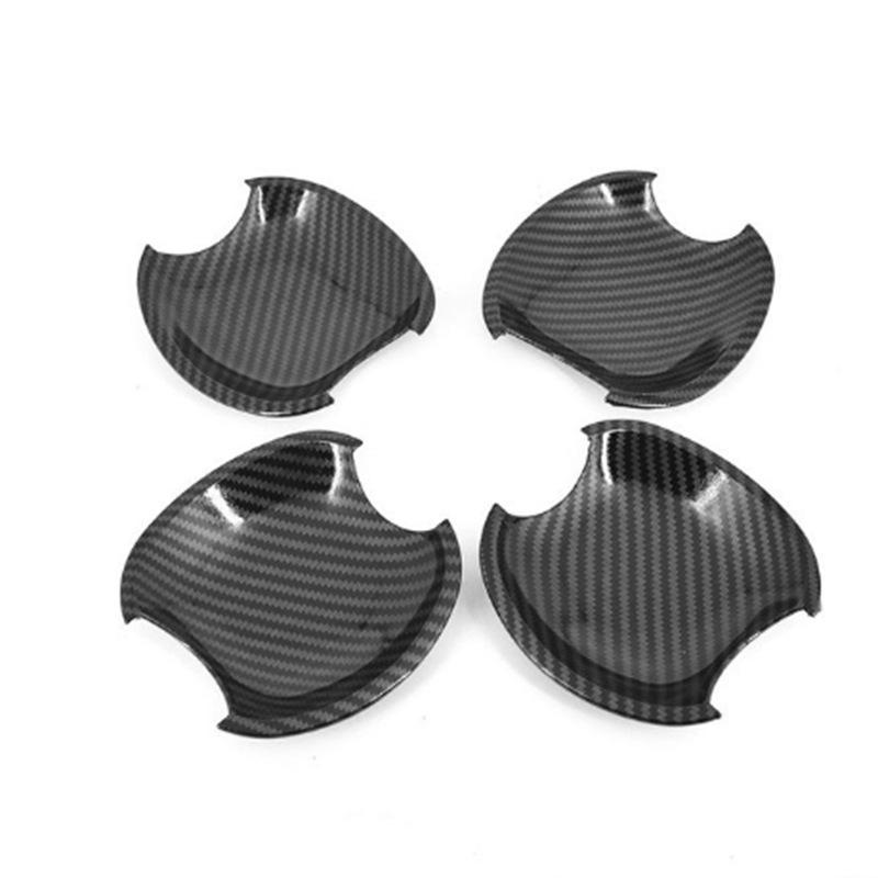 Carbon Fiber Pattern Door Handle Shell for 2004-2015 Daihatsu Boon Models