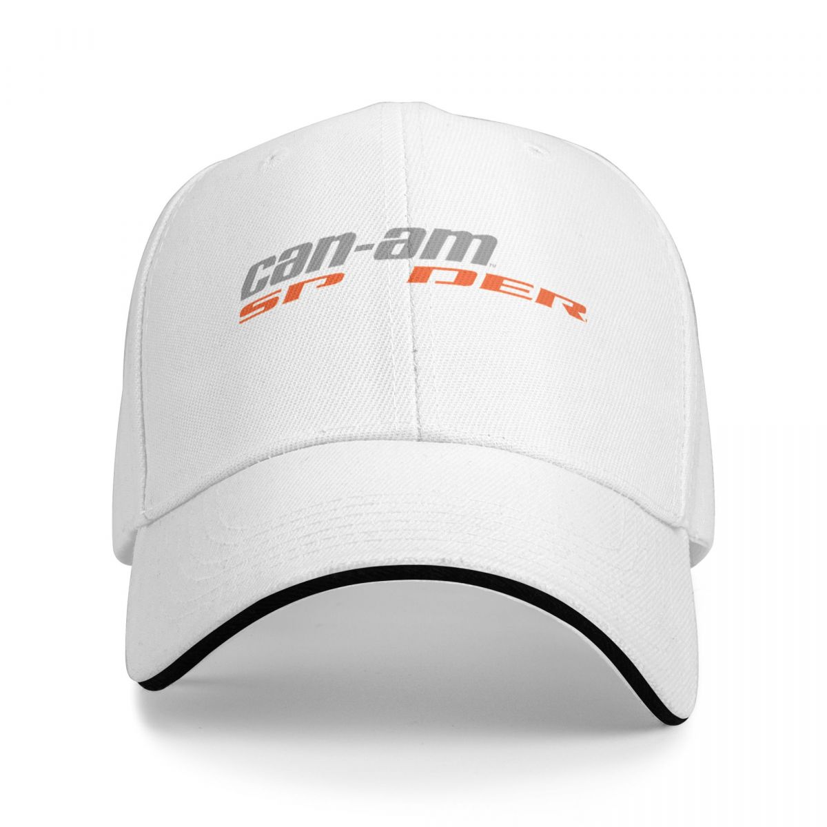 

CAN AM SPYDER СИЛУЭТ ЛОГОТИП Классическая бейсболка Шляпа с термозащитным козырьком Модная пляжная шляпа Wild Ball Hat Шляпы для унисекс WoUnisex S