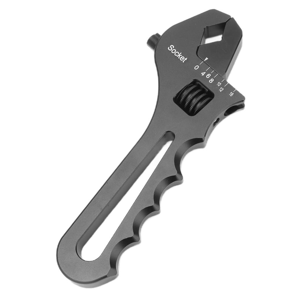 Yosoo Geared Adjustable Wide Adjustable with for Automotive Repair Wrench, Wrench, AN3/AN4/AN6/AN8/AN10/AN12/AN16, Scale, Wear-Resistant,
