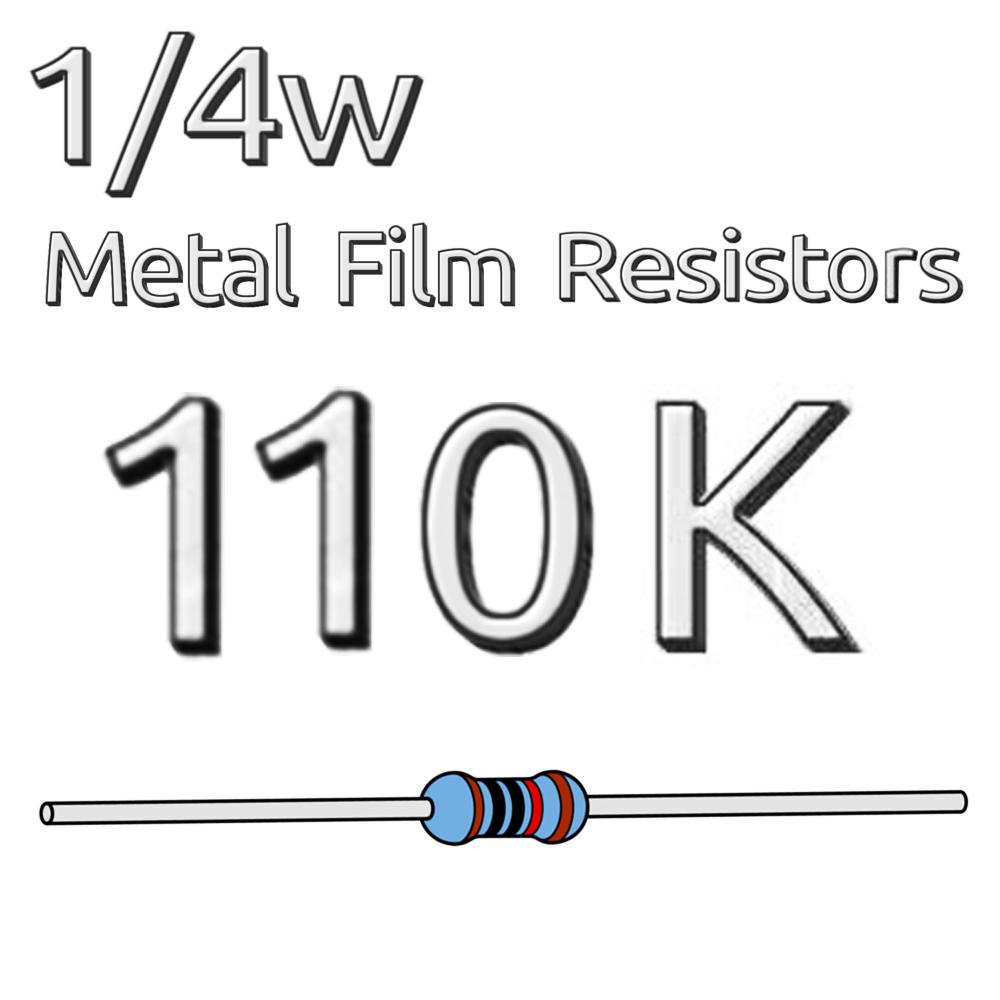 200 bucăți 1/4W .25 wați 1% rezistență cu peliculă metalică 68K 75K 82K 91K 100K 110K 120K 150K 180K 200K 220K 240K 270K 300K 300K 300K 300K 300K 300K 300K 300K