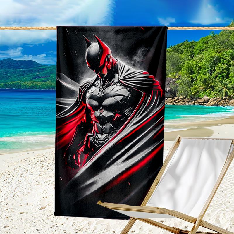 Breaks Through Bat Beach Towel - Soft, Absorbent Microfiber, Lightweight, Ideal for The Beach, Parties, Travel, Camping fan gifts