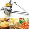 Rotary Cheese Grater Stainless Steel Handheld Cheese Slicer Butter Shredder Multi-functional Vegetables Cutter Kitchen Gadgets