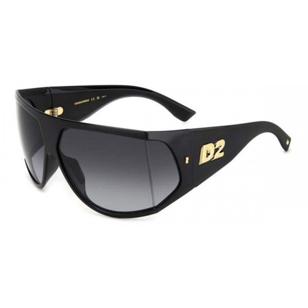 Dsquared2 Uomo Nero/Grigio D2 0124/S Occhiali Da Sole Sport 75Mm - Immagine 3