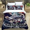 Overlord Fashion Print Three-piece Set Suitable for Kids or Adults Quilt Cover Pillowcase Bedding Set Birthday Gift