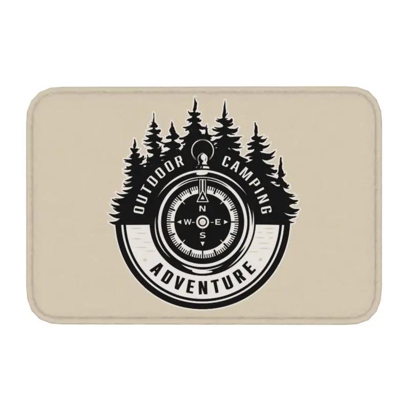 Custom Vintage Nautical Compass Doormat Non-Slip Entrance Kitchen Bath Mats Captain Anchor Boat Living Room Rug Carpet Footpad