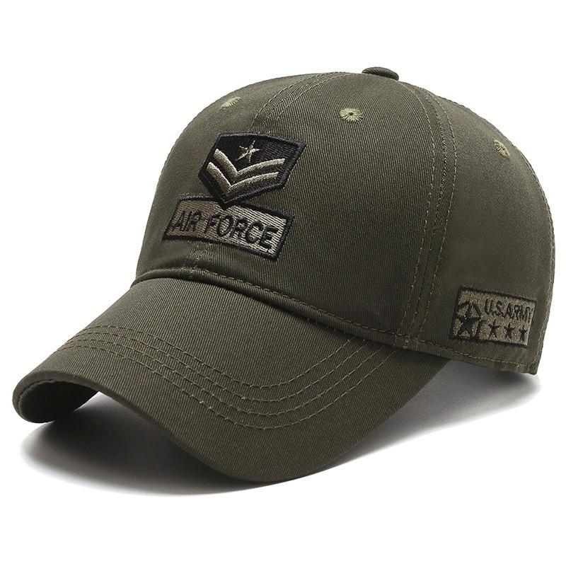 Men Camo Baseball Cap Outdoor Sports Tactical Hat High Quality Embroidered Adjustable Army Green Sun Cap For Male