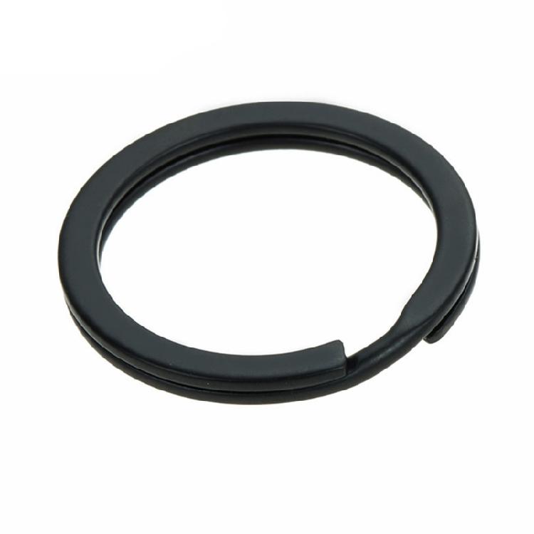 20 pièces Anneaux de Porte-clés Plats en Métal Anneaux Divisés de Remplacement Porte-clés Portable d'extérieur Boucle de Porte-clés Anneaux Divisés Faciles à Ouvrir