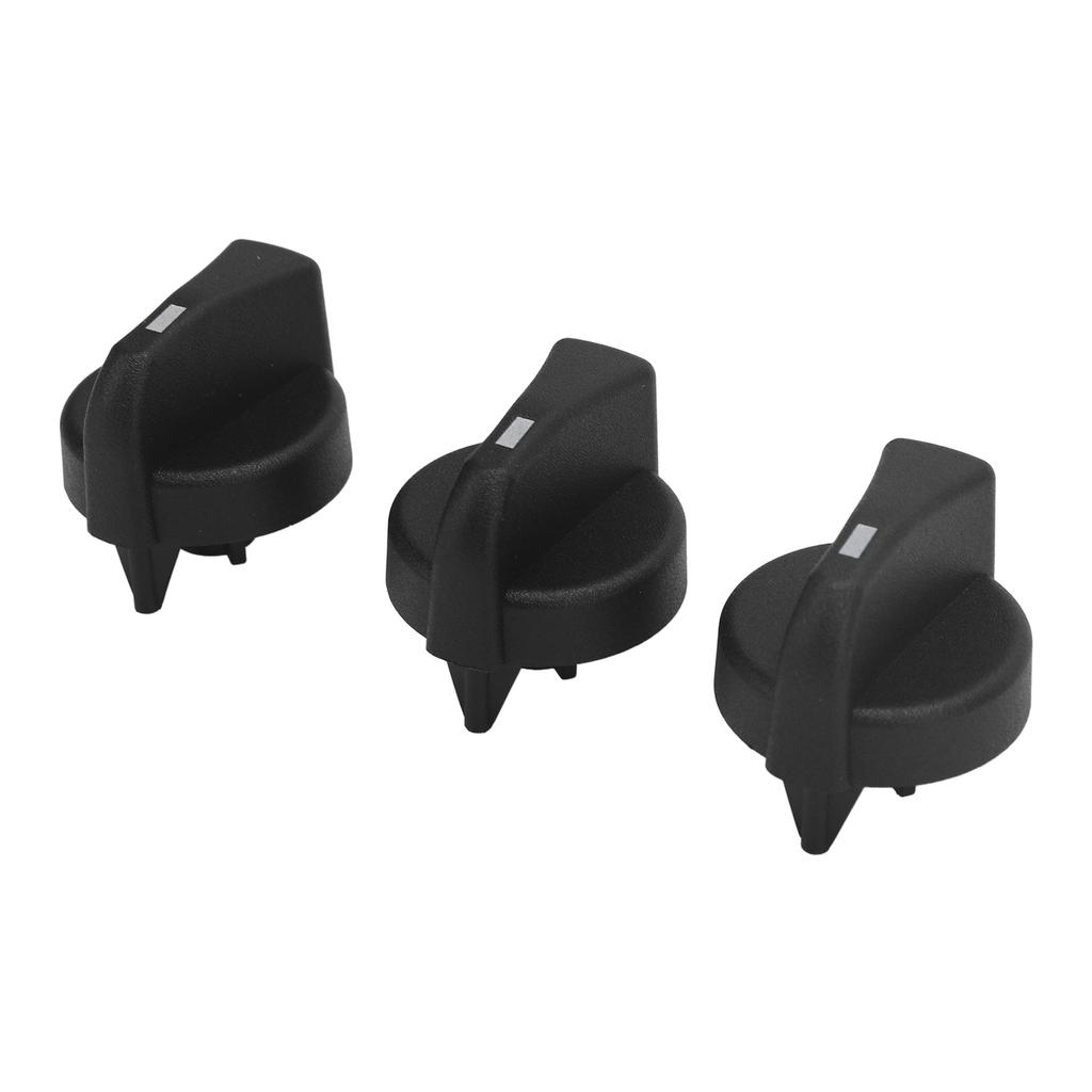 3 Pcs AC Heat Control Knob 121 0001 000 Heater Fan Speed Mode Climate Control Knob Replacement for   330 335 357 367