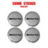 4 szt. 56/60/65 MM 56 mm Naklejka na środek koła samochodowego Kołpak do Mercedes Benz AMG W204 W205 Amg W211 Smart Fortwo 451 W203 W222