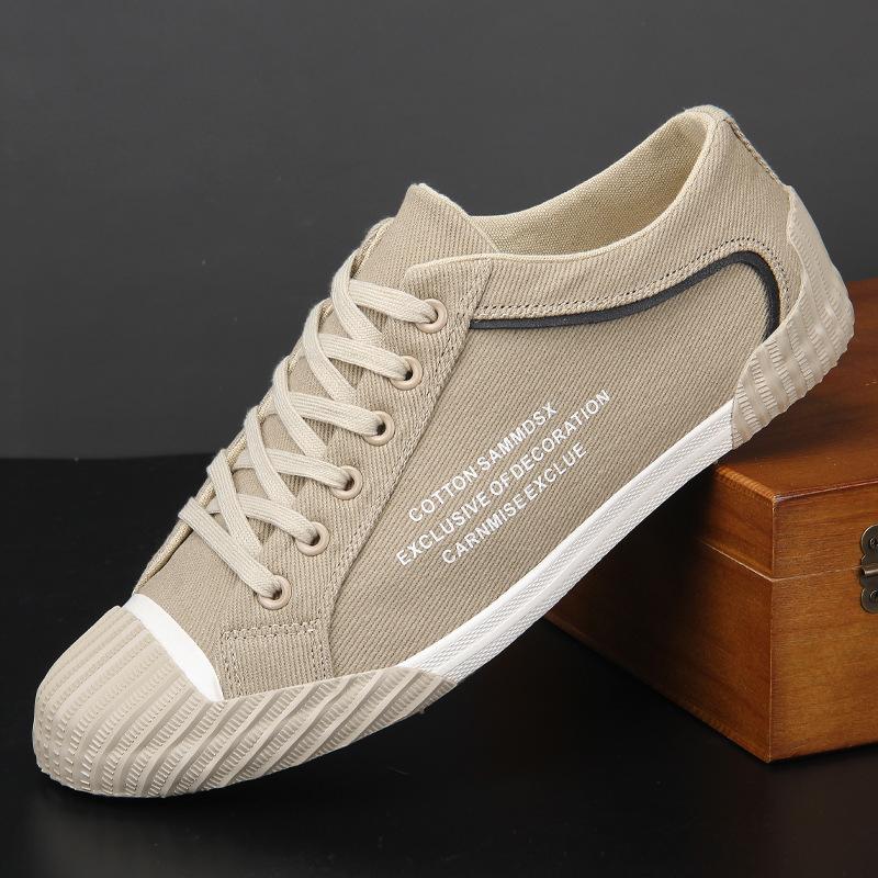 2024 New Men's High Quality Canvas Shoes Classic Versatile Youth Fashion Breathable Lightweight Low Top Casual Sports Shoes