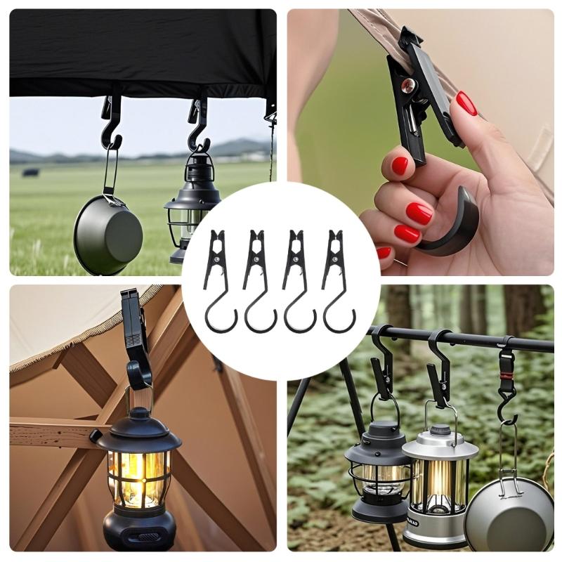 Outdoor Tent Accessories with Spring Hook Portable Outdoor Essential Suitable for Hiking Picnics and Travel Needs