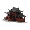 BESTonZON Architectural Fish Garden Pavilion Miniature Chinese-style Tank, Japanese-style Decor, Decor,