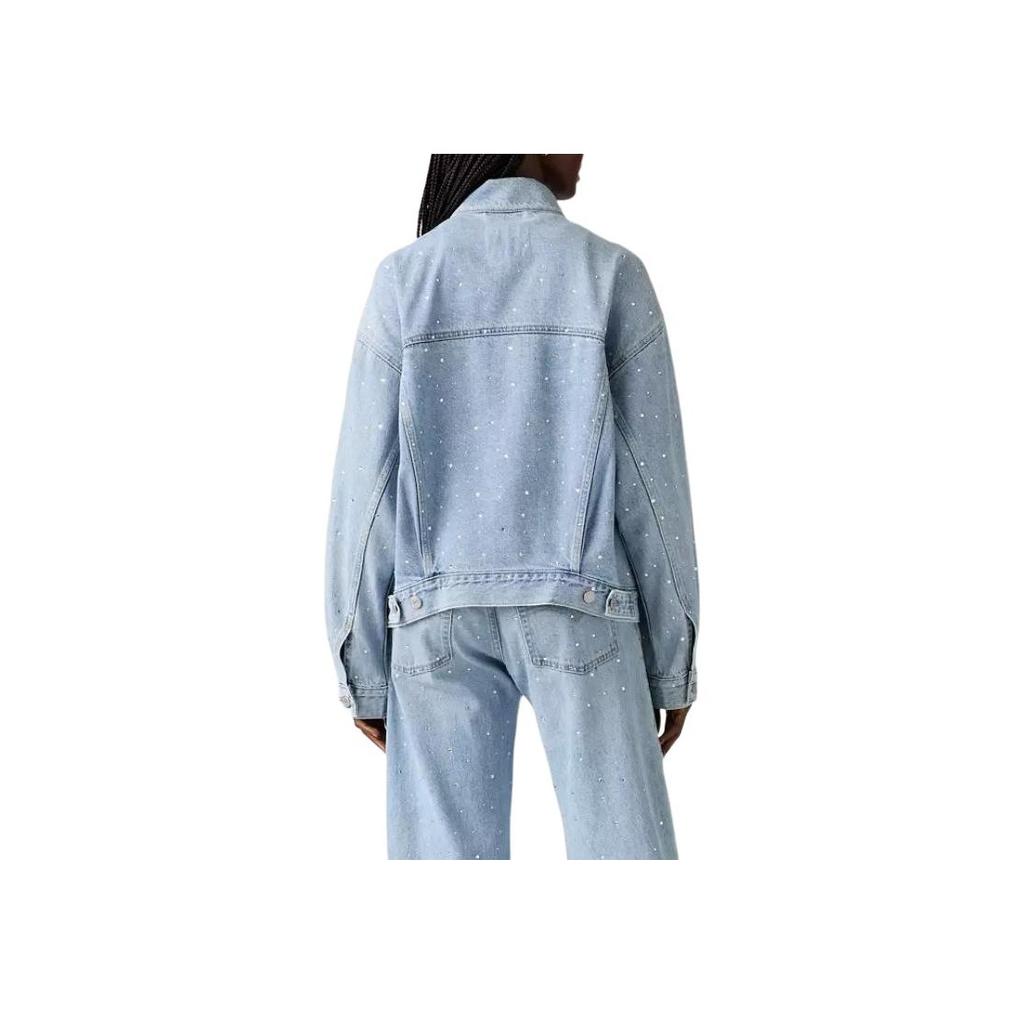 Levis Pocket Long Sleeve Single Breasted Loose Jacket Women Jackets A17430145