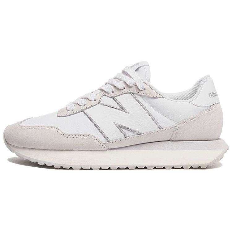 

New Balance Noritake X NB 237 Двухслойная коровья кожа Минималистичные Свежие Низкие Спортивные Повседневные Кроссовки Унисекс Серо-Розовые Серебристые MS237NW1 38
