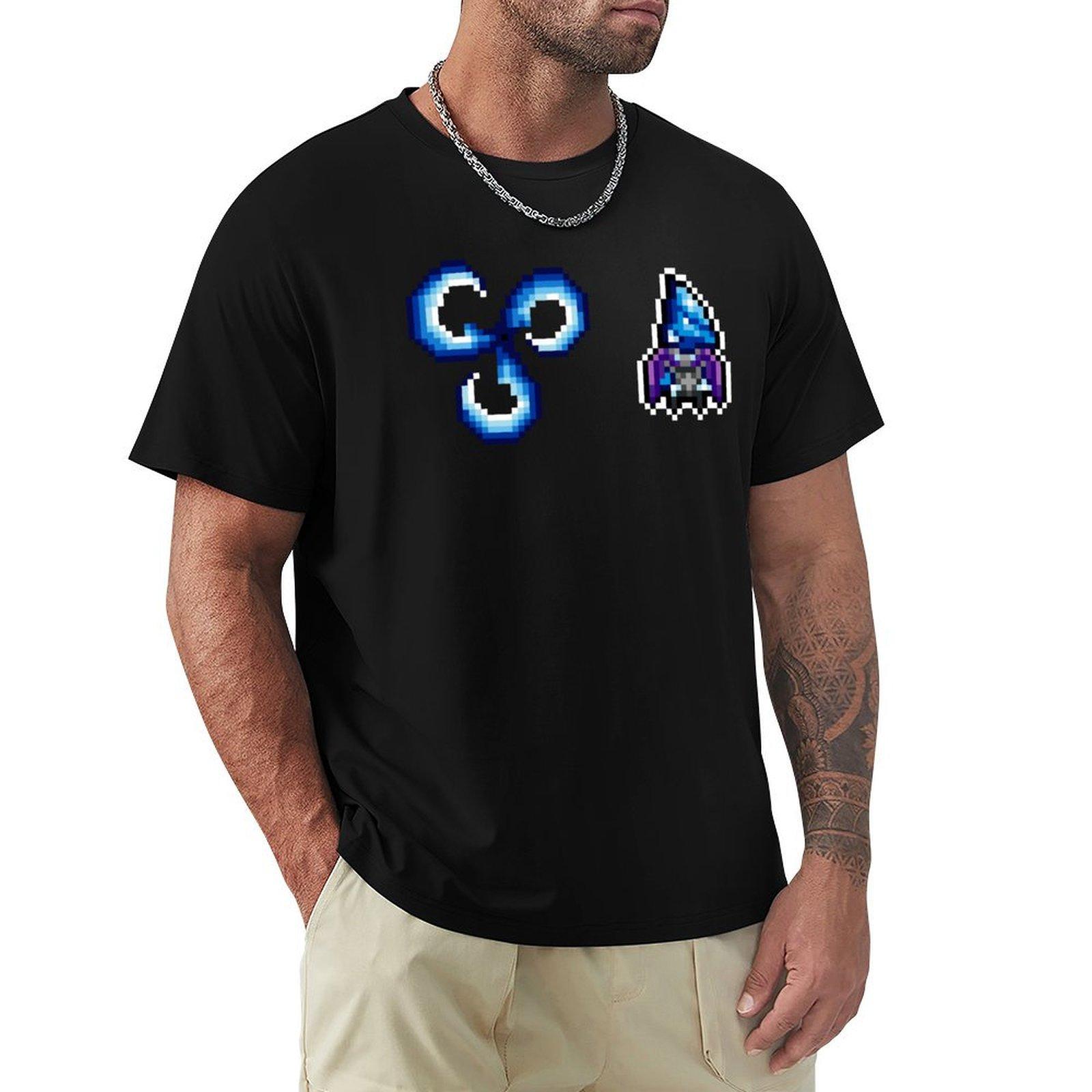 

Ghosts of Creuss Faction Symbol Faction Character Pixel Art TShirt summer top blacks Short sleeve tee men 4XL