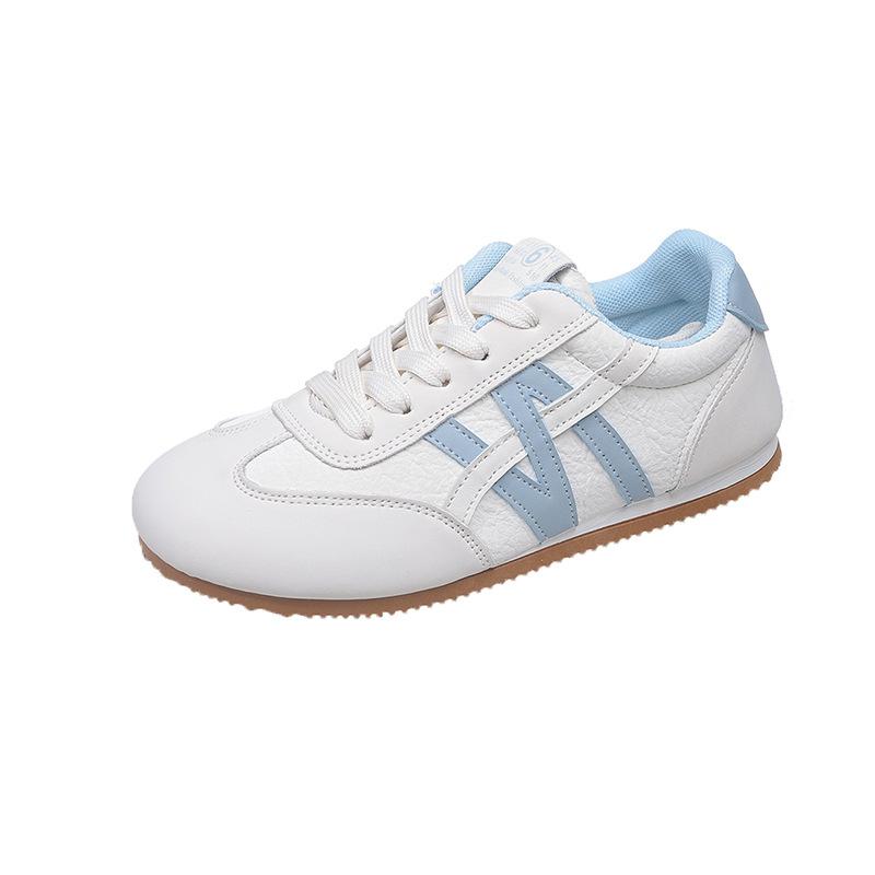 Retro Color Matching German Training Shoes Women's 2025 Summer New Soft Sole Light and Comfortable Casual Versatile Sports Forrest Gump Shoes