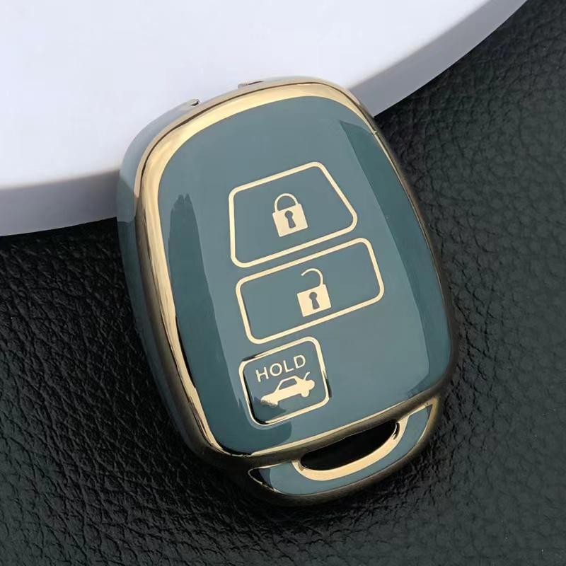Tpu Auto Shell Fob Holder Protector For Toyota Camry Rav4 Corolla Tacoma Vios Prius C Highlander Car Key Cover Case Accessories