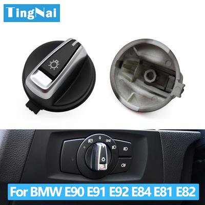 Car Headlight Switch Assembly Head Lamp Rotary Knob Button Cap For BMW 1 3 X1 Series E90 E91 E92 E93 E84 E81 E82 E87