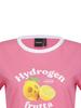 HYDROGEN Women'S Grocery Crop Short Sleeve Tee