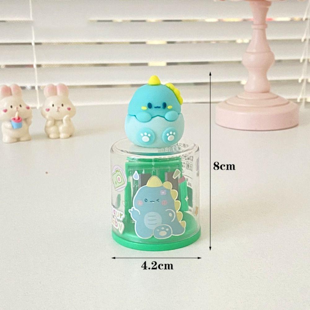 Double Hole Pencil Sharpening Tool Portable Sharpener Cartoon Cute Pencil Sharpener  Students