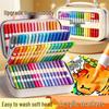 Wasbare Acryl Marker Set met Grote Capaciteit, Zachte Punt en Verfkwasten voor de Kunstles van Kinderen
