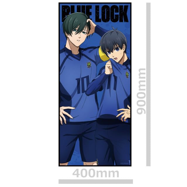 Anime "Blue Lock" Large Character Towel with Can Badge Kiyoshi & Rin Vol.2