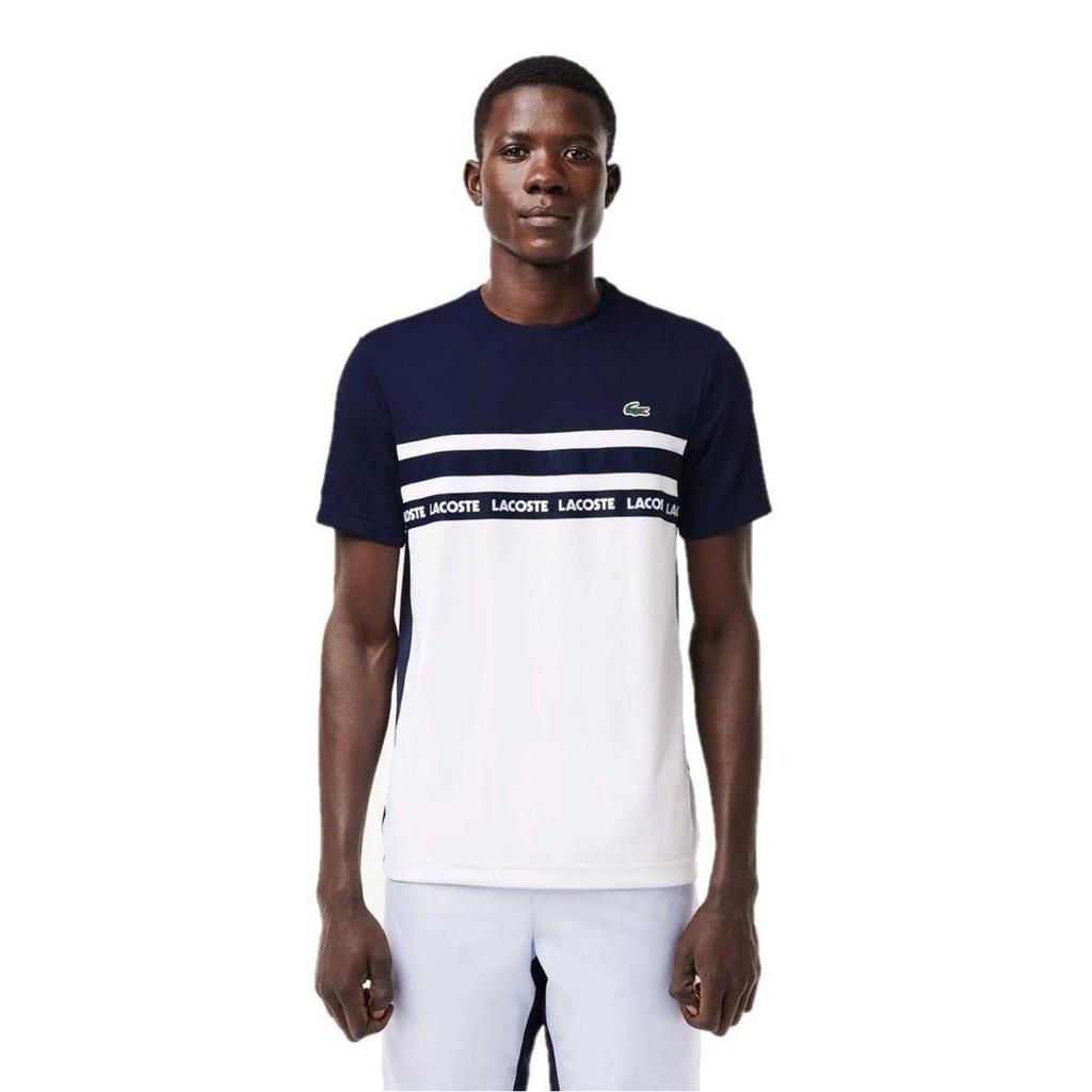 Lacoste Mens Colour Block Pique T-Shirt
