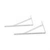 For 2 X Metal Shelf Bracket L Shape Thickened Corner Shelf Right Angle Bracket