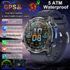 New Men Military GPS Map Smart Watch T-Rex3 Compass 4GB Memory 1000mAh Battery 10ATM Waterproof HD Bluetooth Call Smartwatch