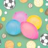 4 Stück Sportball Knetspielzeug Stressabbau Mini Basketball Baseball Rugby Fußball Fidget Spielzeug Dekompression Stressball Sportler Geschenk