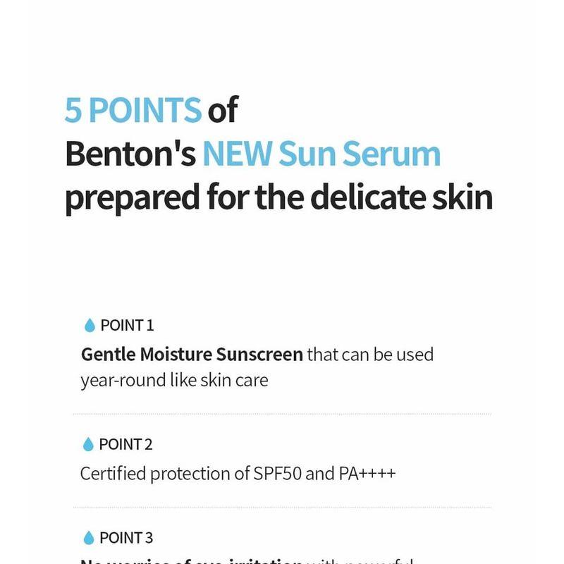 Benton - Cica Gel Sunscreen Serum