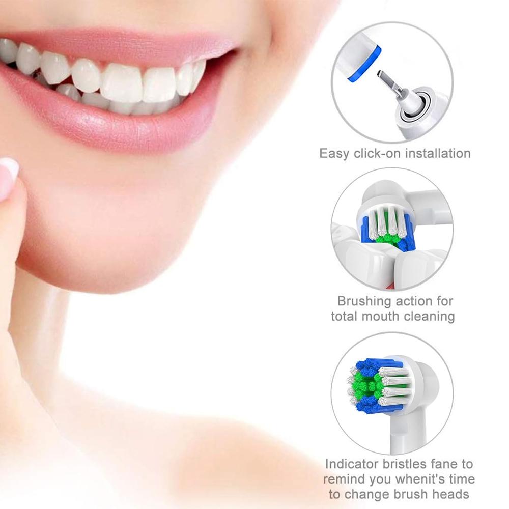Oral B Compatible Electric Toothbrush Replacement Toothbrush Brush Heads, Professional Toothbrush Head Refill for Pro & D Series