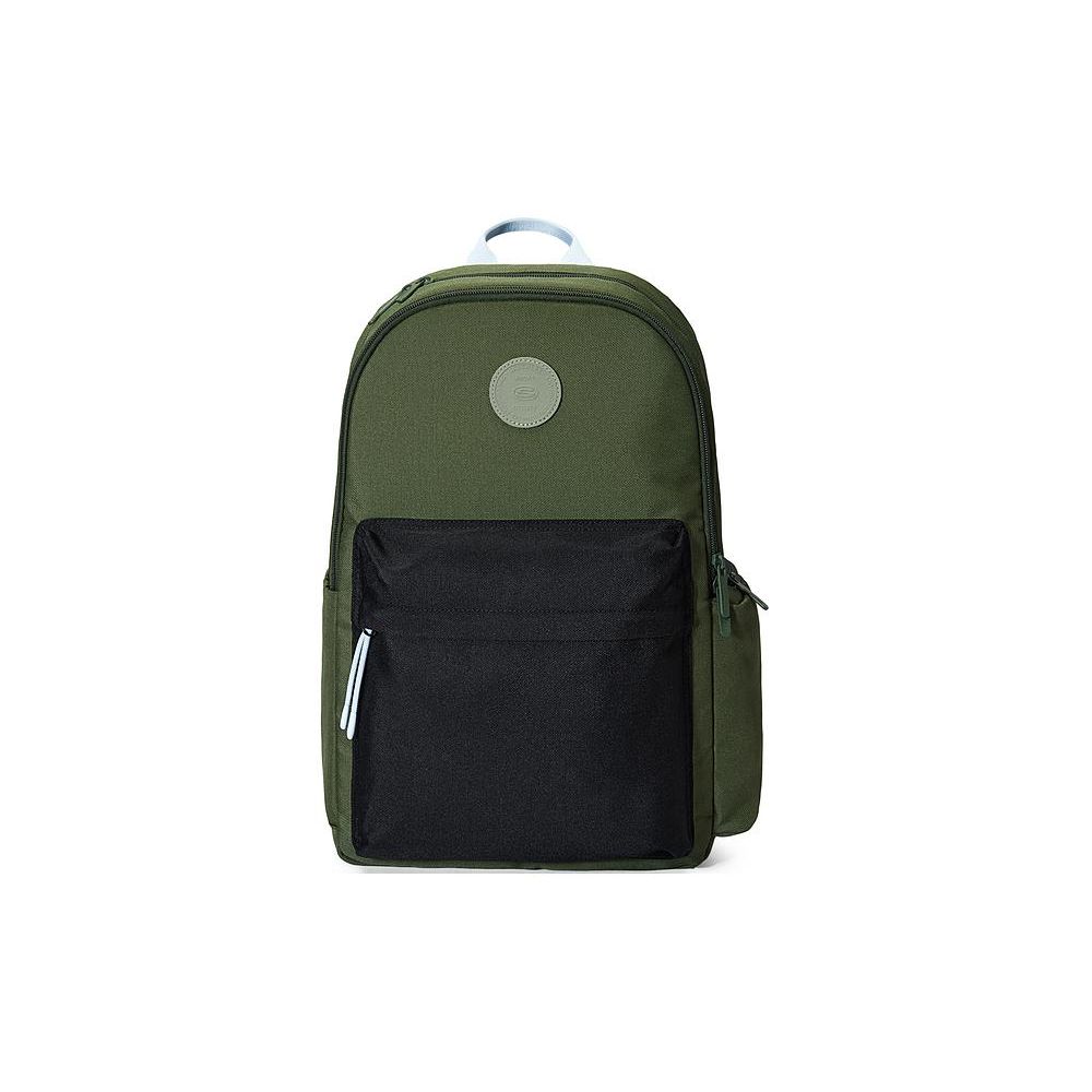Skechers Sports Alliance Series Comfortable Casual Large Capacity Versatile Fabric Backpack Unisex Backpack Thyme-Green L224U002-031F Thyme Green