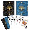 2 Pack Playing Cards | Large Print Playing Cards | Easy to Shuffle, Premium Poker Cards for Card Games Family Game Night Table M