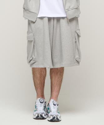 CARGOBROS Cb Soft Cargo Sweat Shorts (Grey)