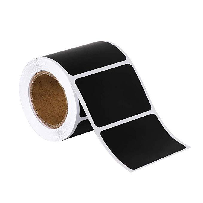 Removable Blackboard Sticker Labels for Home & Kitchen 120 Stickers/Roll
