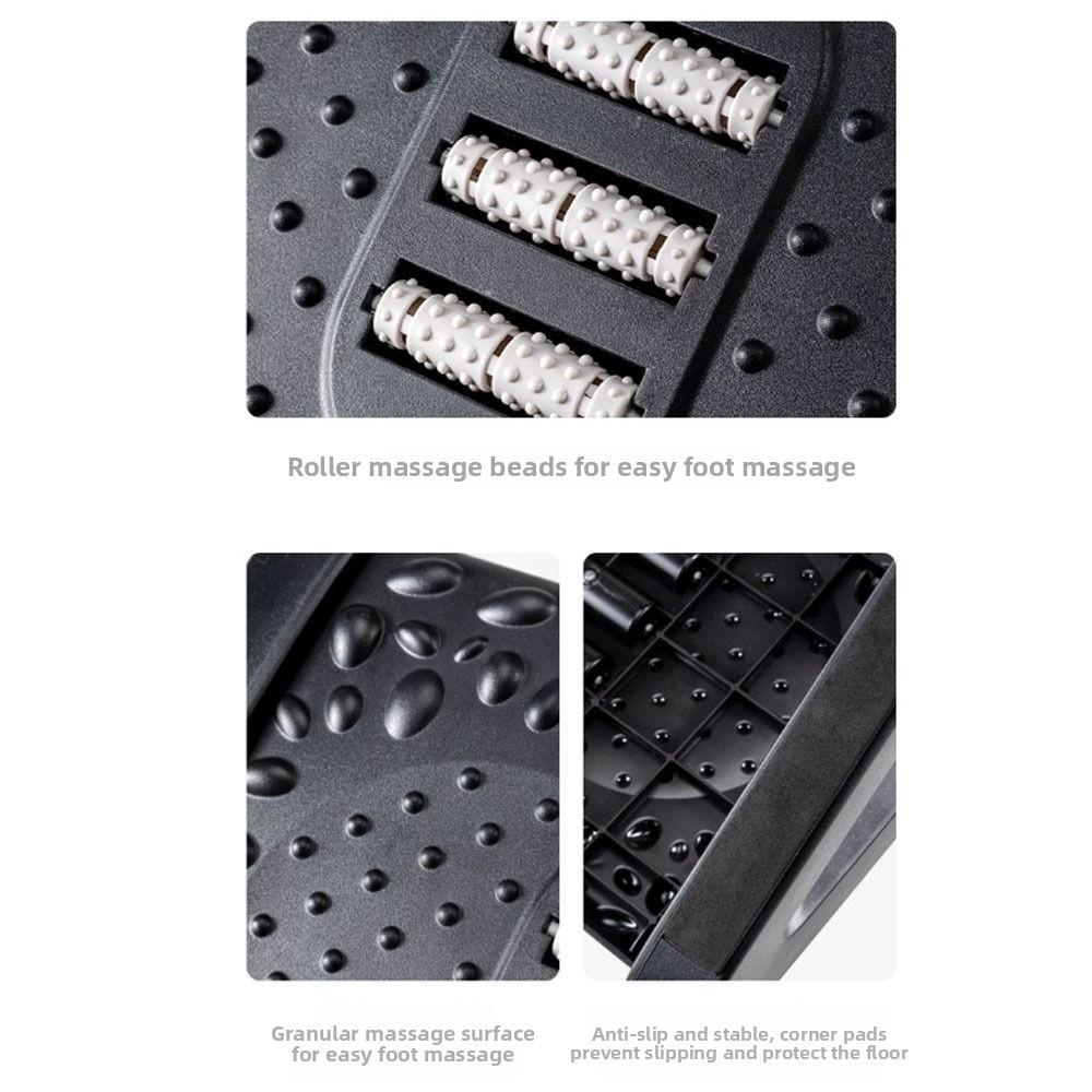 Non-slip Pad Foot Rest Under Desk 6 Adjustable Angle Footstoo  for Under-desk Support
