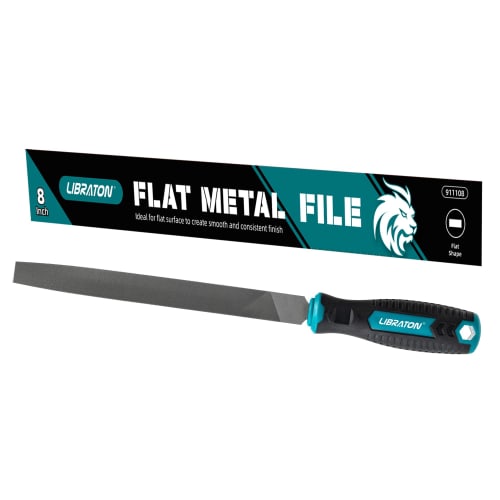 

LIBRATON File, 200mm, Iron File, Metal File, Metal File, Woodworking File, Flat File, Rough Cutting, Polishing Tool, Flat, Metal, Woodworking