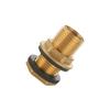 Set Of 1/2 Brass Water Tank Coupling With 2 Seal G3/8" X 1/2Inch For Barrels Fittings And Pipe Connection